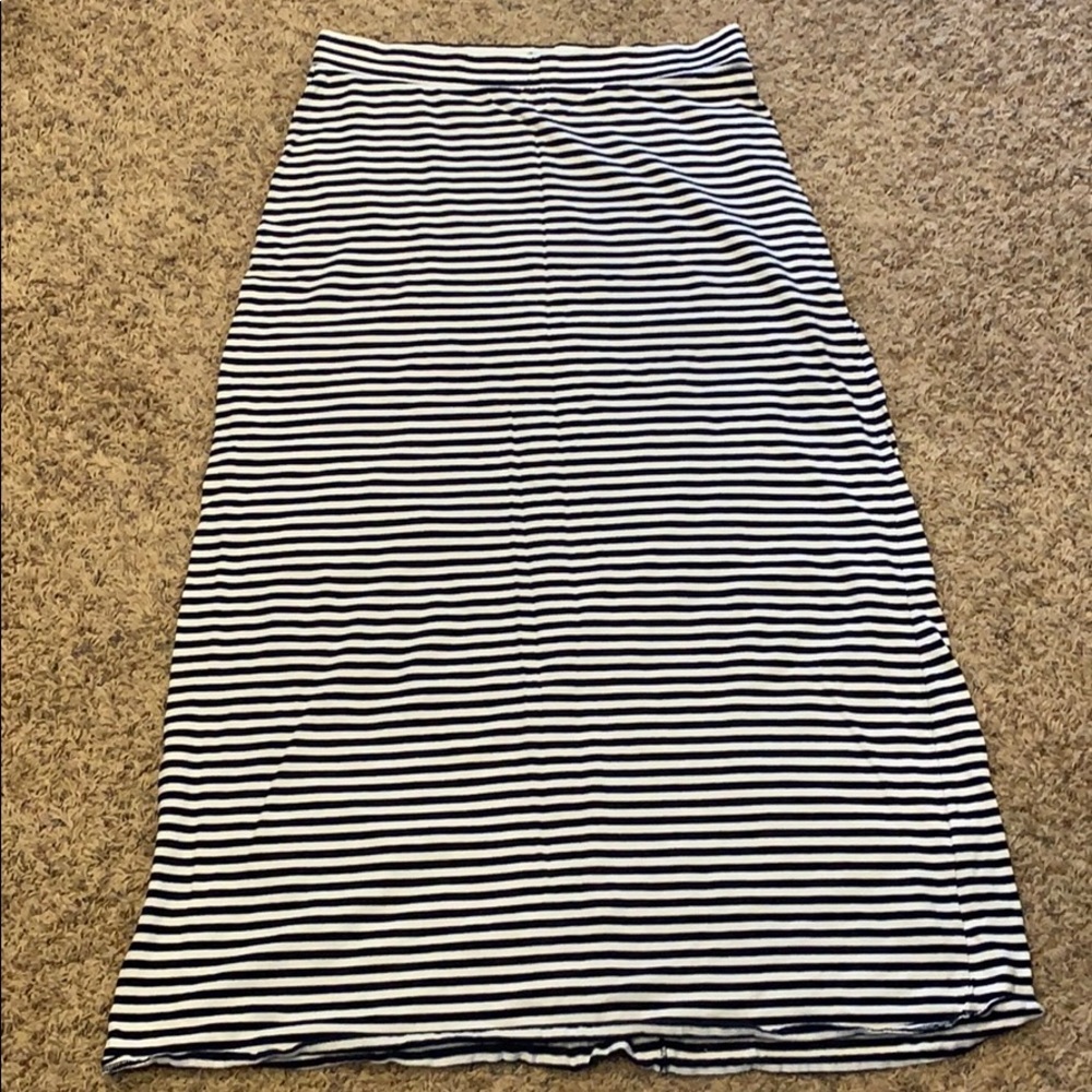 GAP Blue and white maxi skirt